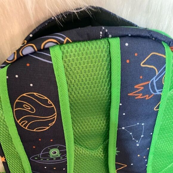 Planets Design Backpack with Lunch Kit Navy with Green NWT - Picture 10 of 11